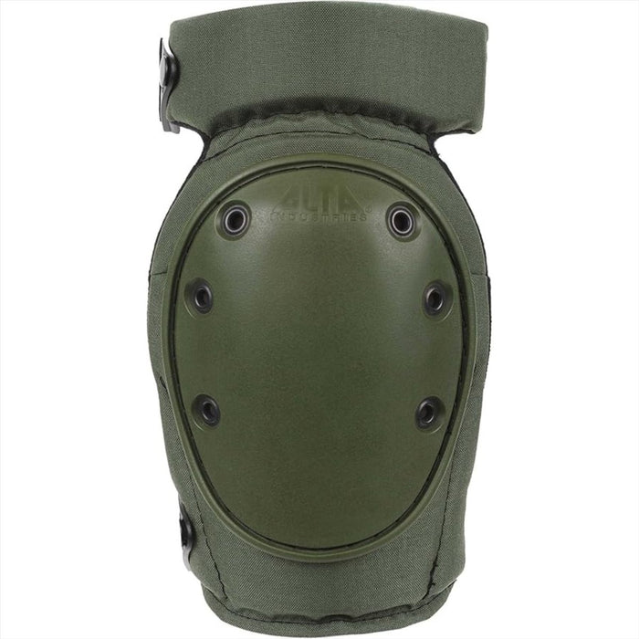 Ginocchiera tattica AltaCONTOUR con cappuccio lungo e rigido e forma ergonomica del contorno oliva per protezione e comfort