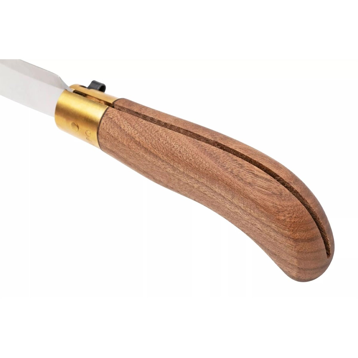 Coltello da Potatura Chiudibile Antonini Old Bear 9,5 cm in Acciaio Inox Manico in Noce