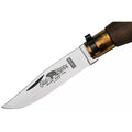Coltello Tascabile Antonini Old Bear Lama 8cm Carbonio C67 Manico in Legno di Noce