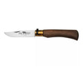 Coltello Tascabile Antonini Old Bear Lama in Acciaio Inox da 8 cm Manico in Legno di Noce