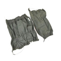 Autentiche truppe militari francesi combattono ghette di ghette olive surplus