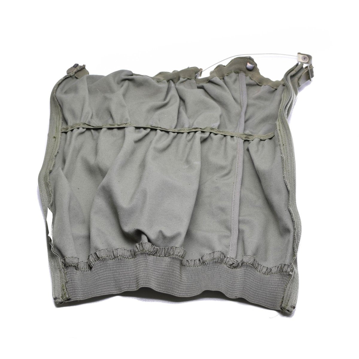 Autentiche truppe militari francesi combattono ghette di ghette olive surplus