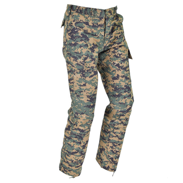 Mil-Tec Brand U.S. Army Style Digital Woodland Cami Pants Pantaloni di truppe da campo