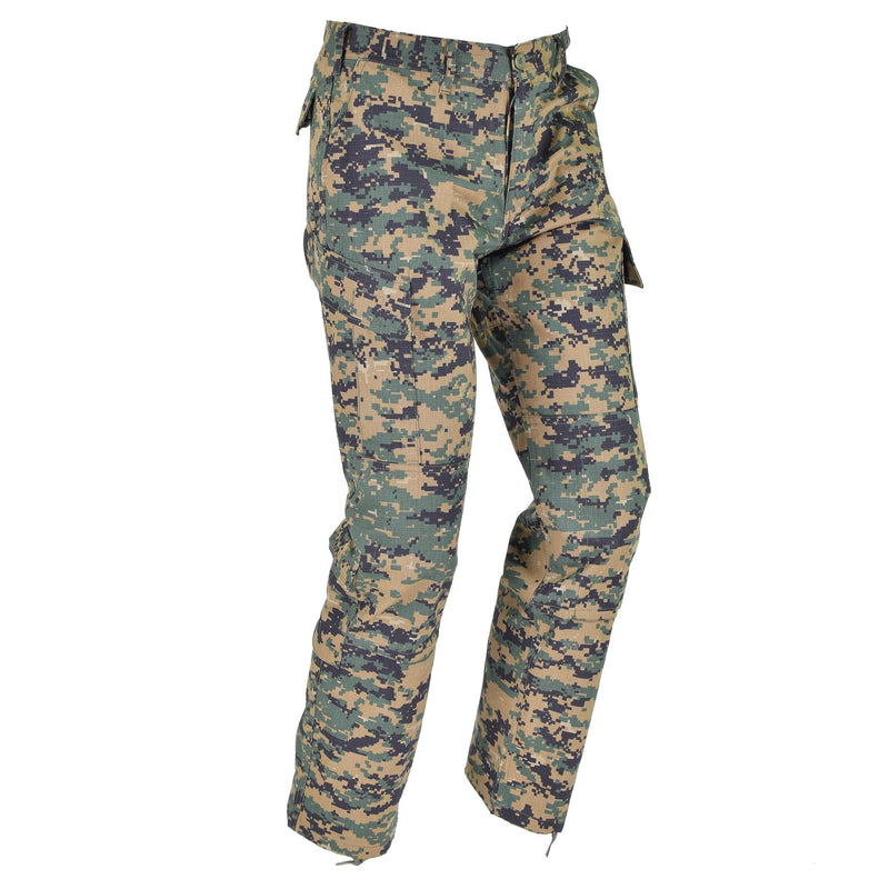 Mil-Tec Brand U.S. Army Style Digital Woodland Cami Pants Pantaloni di truppe da campo