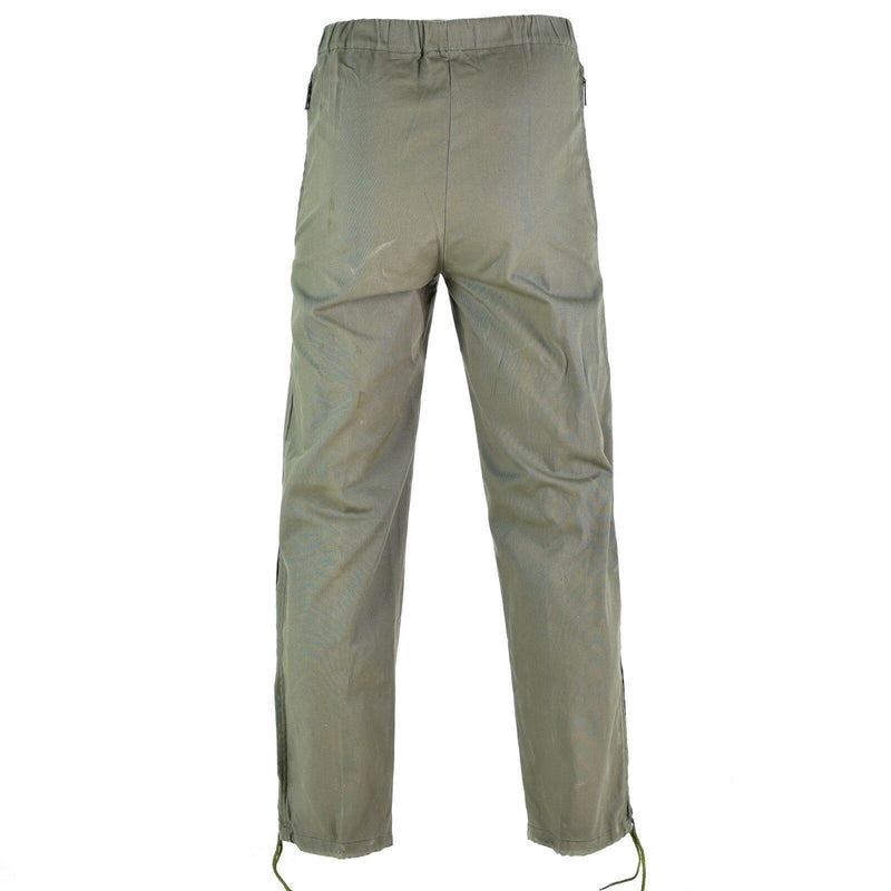 Pants dell'esercito svizzero originali Field Combat Pantaloni OD Emissione militare Svizzera