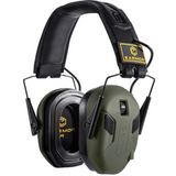 Protezione acustica elettronica EARMOR M300X 24 dB NRR da lavoro all'aperto fogliame verde
