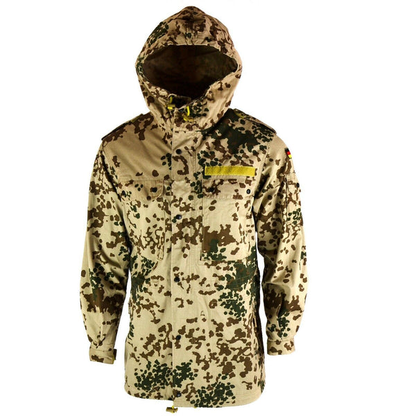 Guida giacca tedesca dell'esercito tedesco Parka Ermy Exercy Desert Combat Desert Tropic