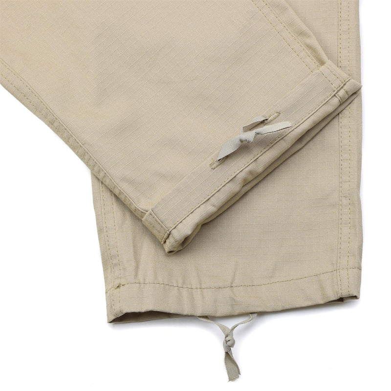 Pantaloni da campo in stile esercito statunitense MIL-TEC Khaki BDU MENI MILITARI COMPATTO COMPATTO