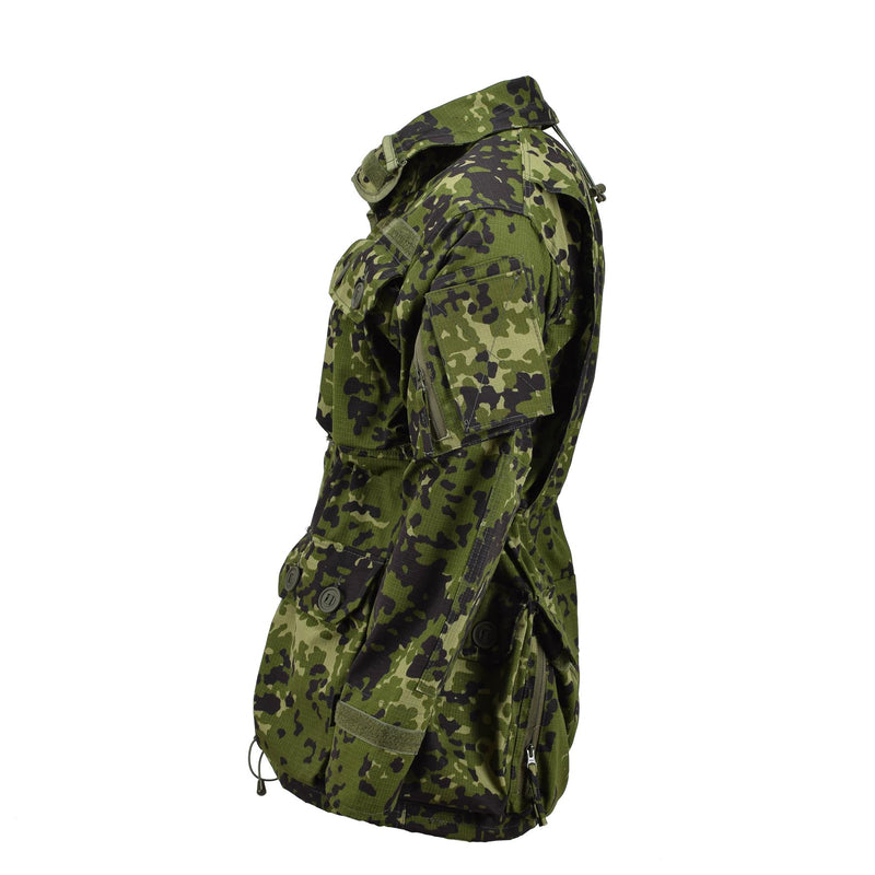 Tacgear Brand Danish MILITAL SMOK GIACCA RIPSTOP COMMANDO M84 CAMOUFFAGE