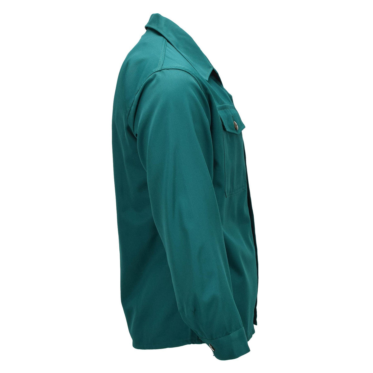 Camicia da campo originale militare austriaca tipo 75 a maniche lunghe da lavoro verde