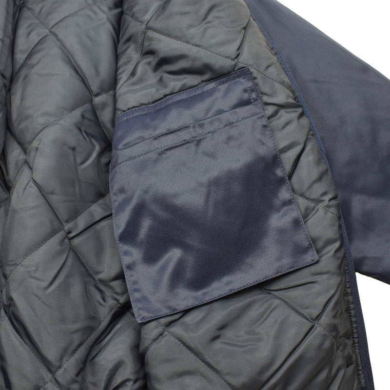 Marca lambert forze aeree francese giacca bomber blu arorosa uniforme pilota