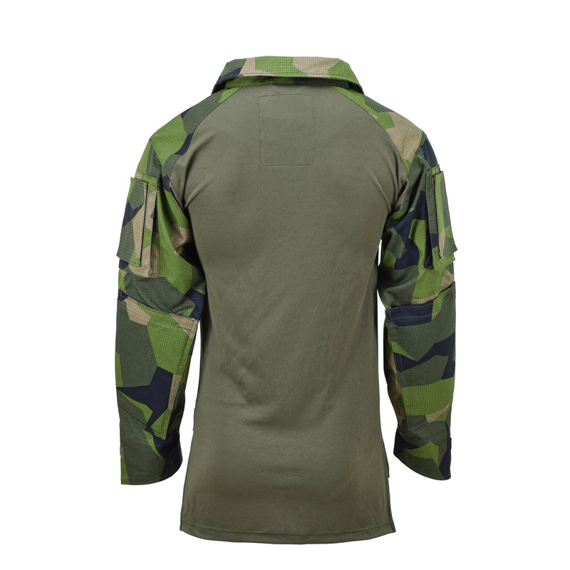 Marca tacgear swedish in stile militare camicie da campo mimetico Splinter Splinter