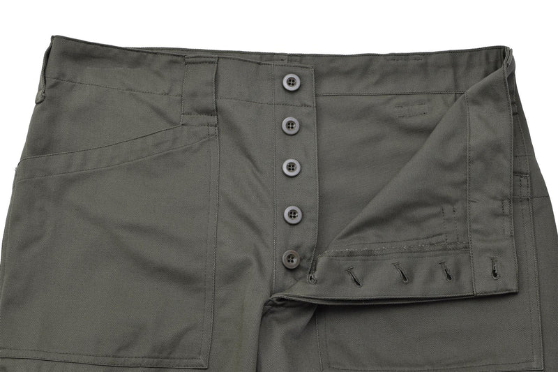 Pantaloni militari austriaci originali 75 pantaloni cargo di servizio di olive pantaloni nuovi