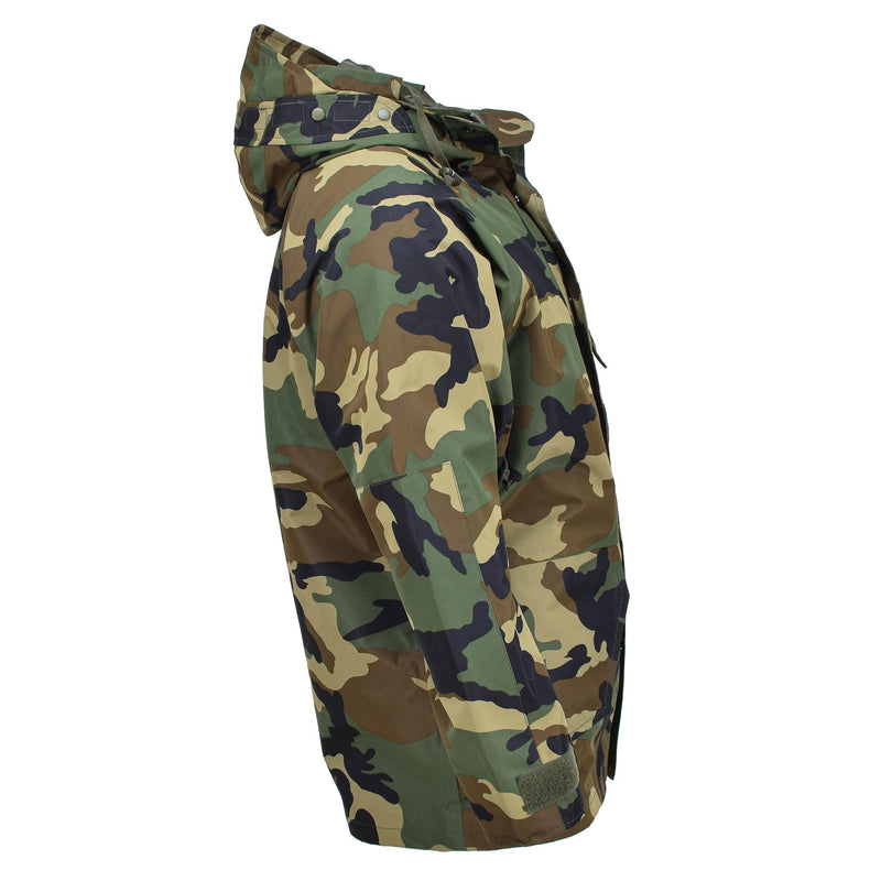 Giacca in stile militare MIL-TEC Weat Woodland 3 strato Goretex Nuovo