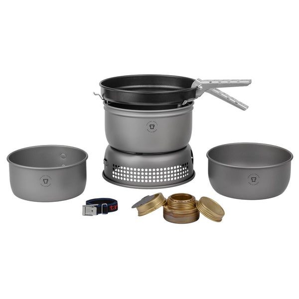 Kit di stufa a backpacking Trangia set di pentole leggere per le pentole leggere