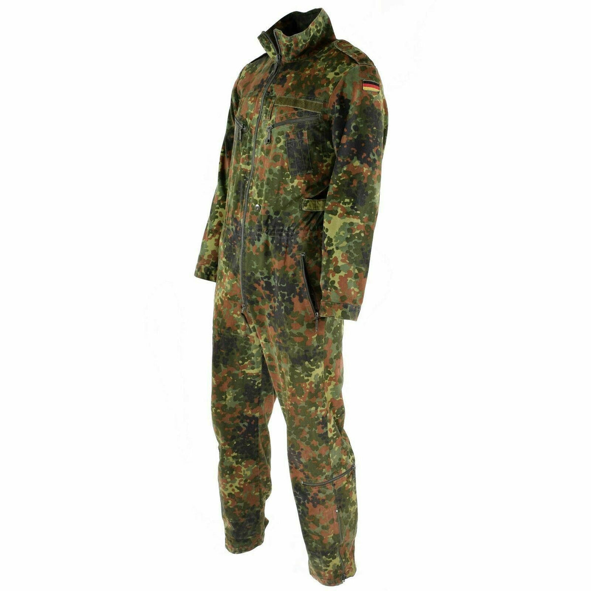 Army tedesco originale Flecktarn camo camo tuta da combattimento da combattimento tuta a copertura