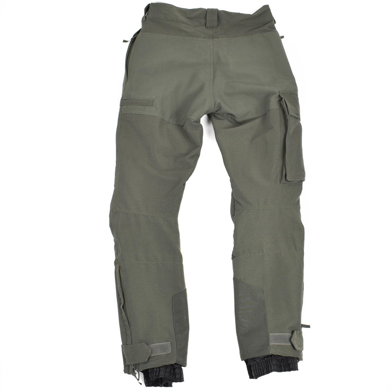 Guido esercito francese alpino o.d pantaloni con protezione della caviglia e bretelle nuove
