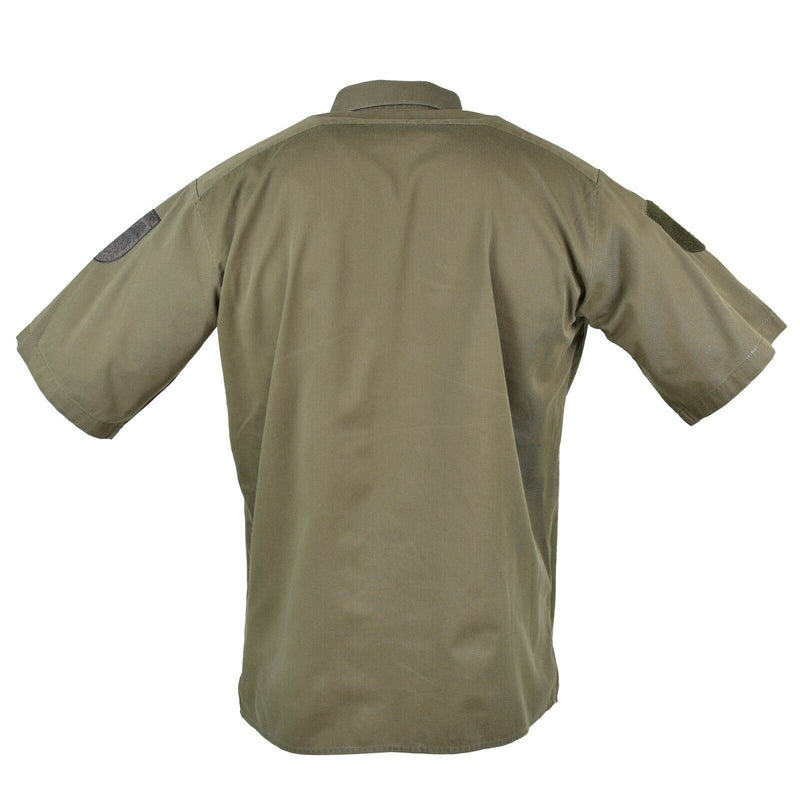 Shirt dell'esercito austriaco autentico M65 O.D Combattimento militare a maniche corte Olive BDU