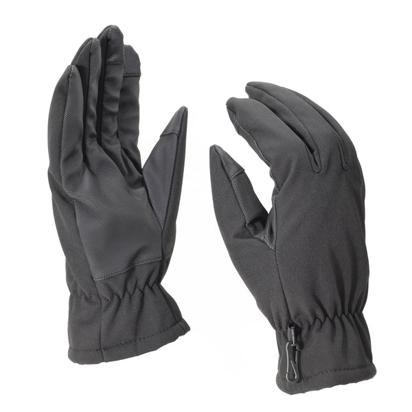 Guanti mil-tec uomini softshell thinsulate ™ foderano nero inverno da uomo tattico