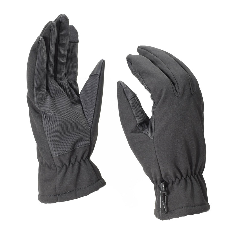 Guanti mil-tec uomini softshell thinsulate ™ foderano nero inverno da uomo tattico