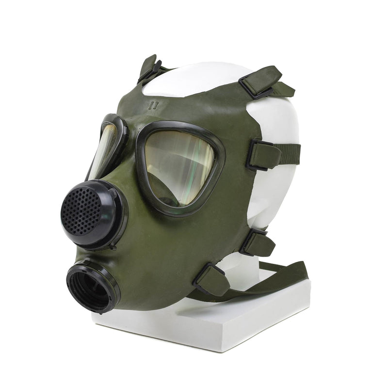 Maschera per gas rumena M74 Full Face Respiratore NBC Vintage Olive militare surplus