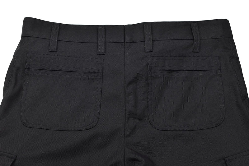Pantaloni di lavoro nero militare della Danimarca originale pantaloni a d-ring forte durevoli nuovi