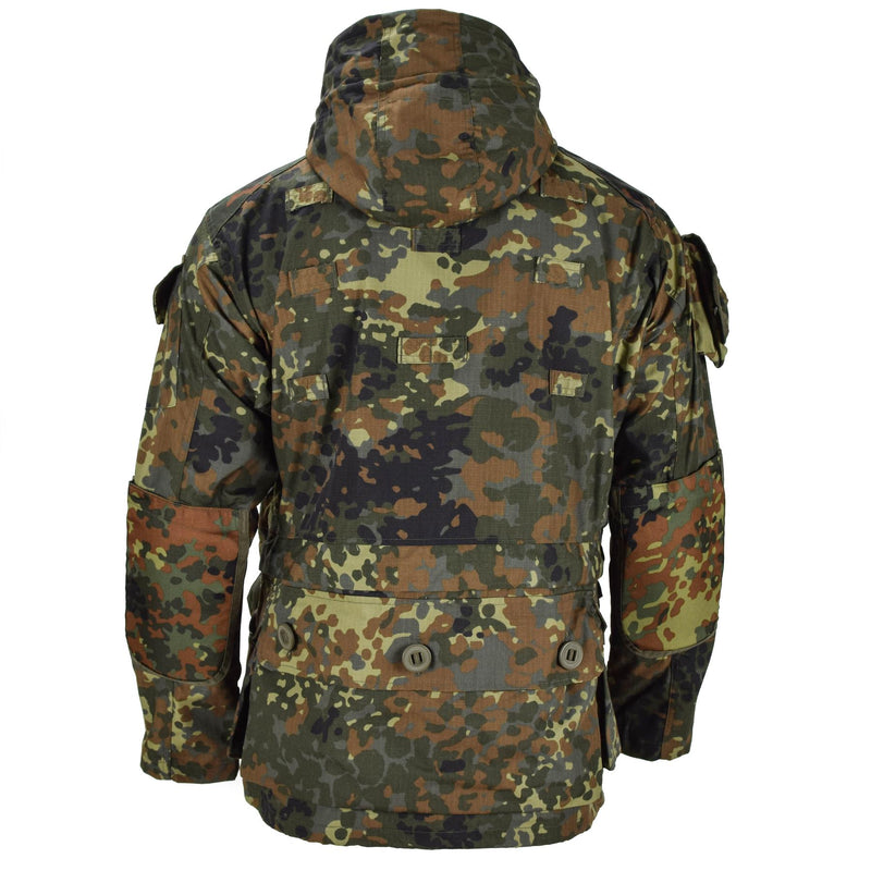 Giacca di marca MIL-TEC RIPSTOP SMOCK ESERCITO GERMANA FLECKTARN CAMA PARKA MEN'SUT