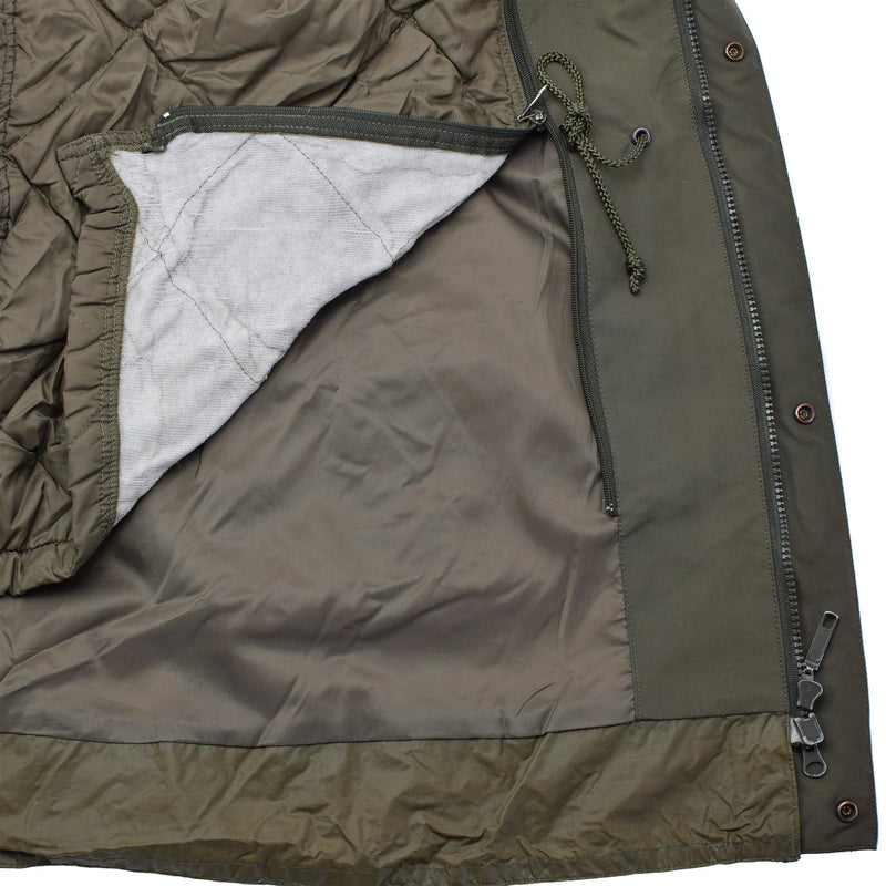 Original Austrial Military Gore-Tex Parka W Liner Rain giacca Casual Formale