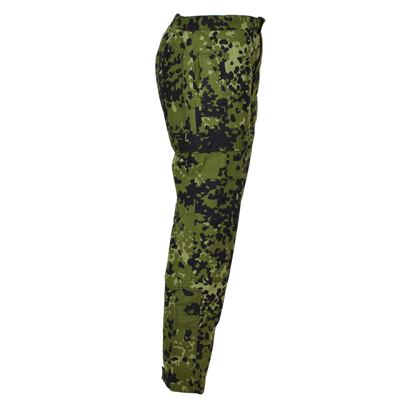 Pants di pioggia dell'esercito danese originale Camo M84 Parente di combattimento tattico impermeabile nuovo