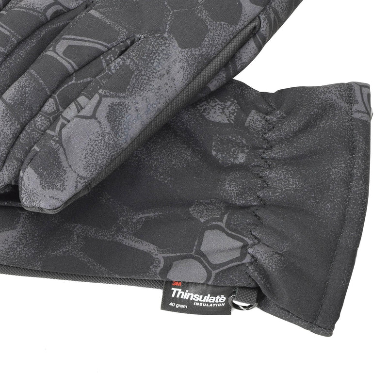 Guanti mil-tec uomini softshell thinsulate ™ fodera mandra camo tattico invernale