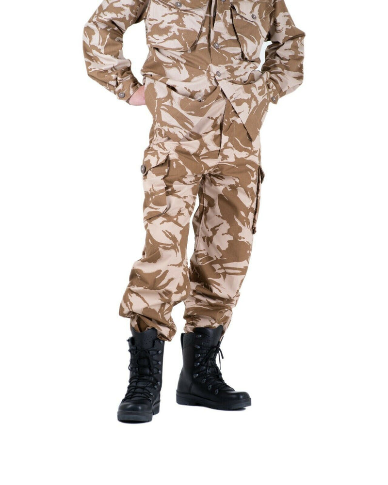 Guidi pantaloni da combattimento dell'esercito britannico Desert Pantaloni militari Nuovo