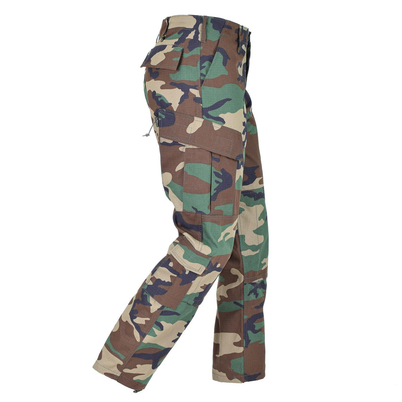 MIL-TEC Brand USA USA MILITALE WOODLAND CAMO RIPSTOP SOLDATI BDU BDU