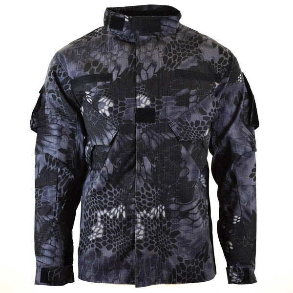 Brand Army Army Military Combat Giacca Mission Snake Black Cimeflage Uniforme