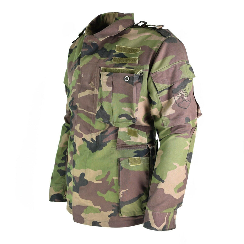Giacca da campo dell'esercito slovacco vintage originale m97 combattimento militare slovacchia bdu