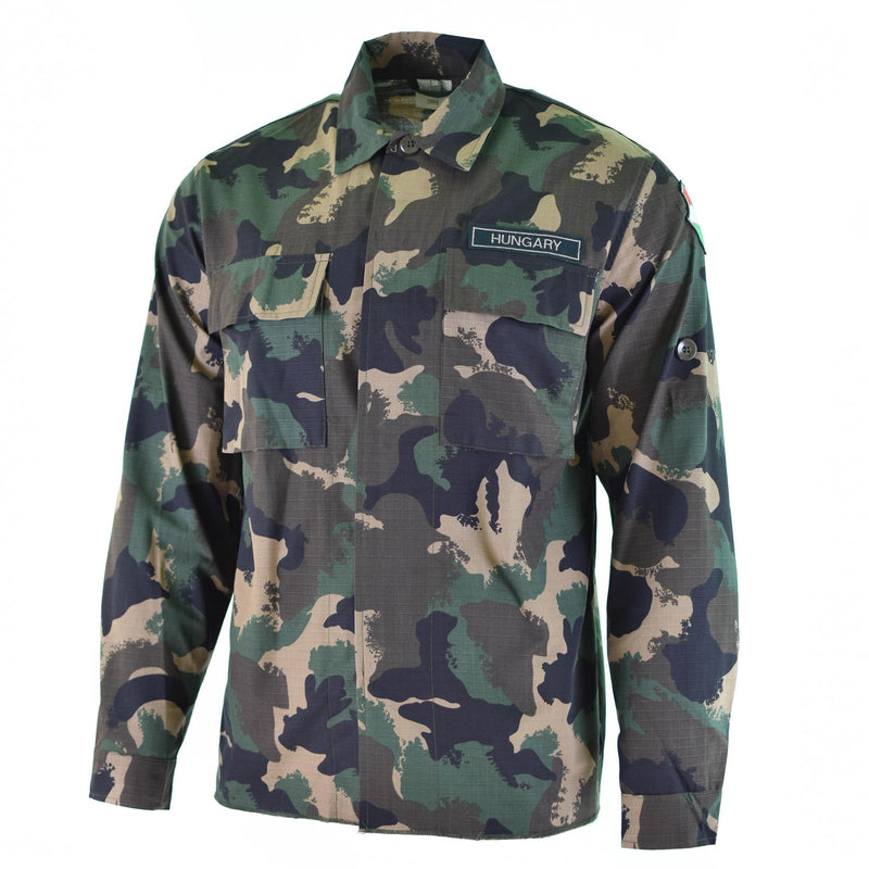 Guida camicia dell'esercito ungherese M90 ​​4 Colore camuffato a manica lunga militare nuovo