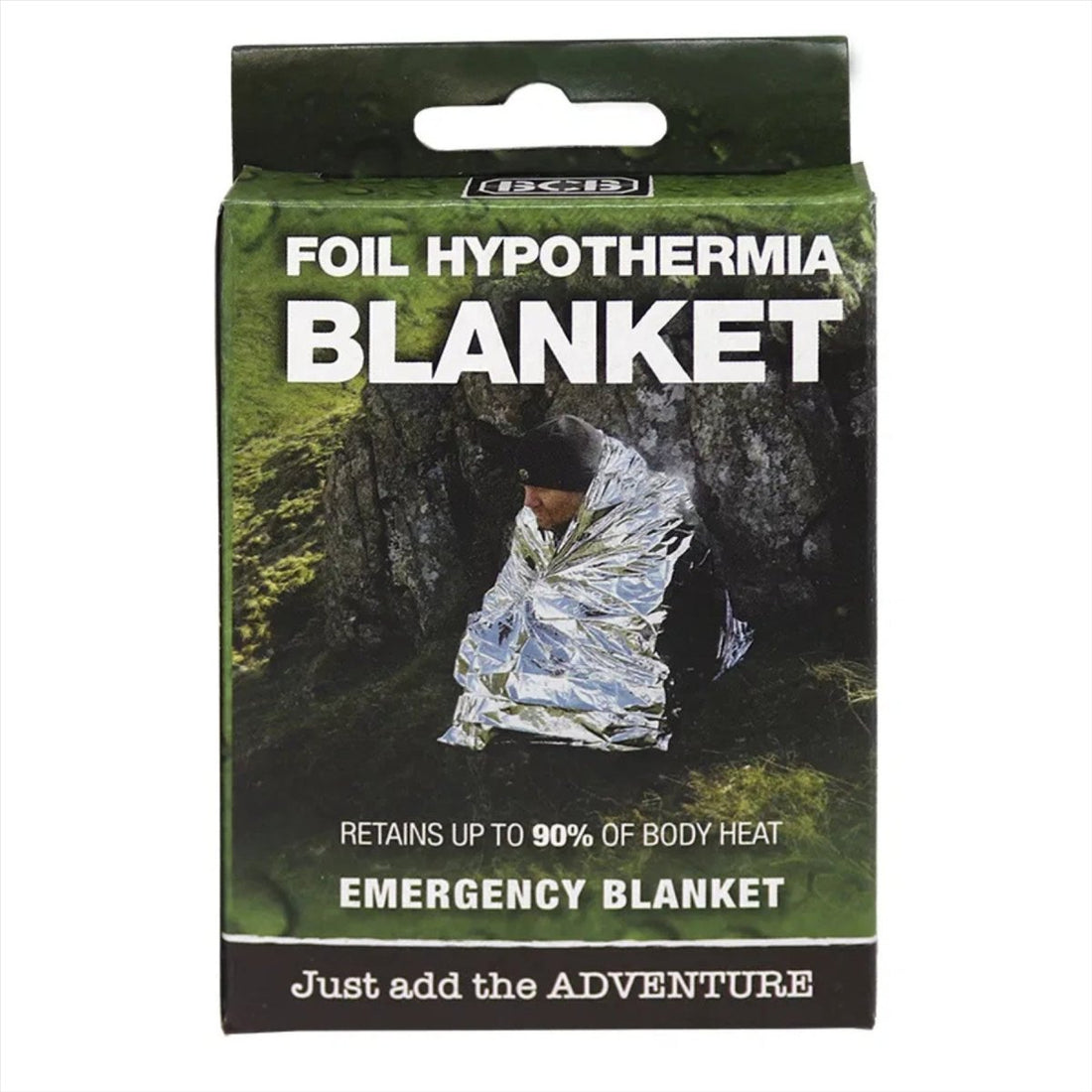 BCB Coperta spaziale per ipotermia 84x54 Coperta di emergenza leggera e compatta