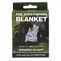 BCB Coperta spaziale per ipotermia 84x54 Coperta di emergenza leggera e compatta