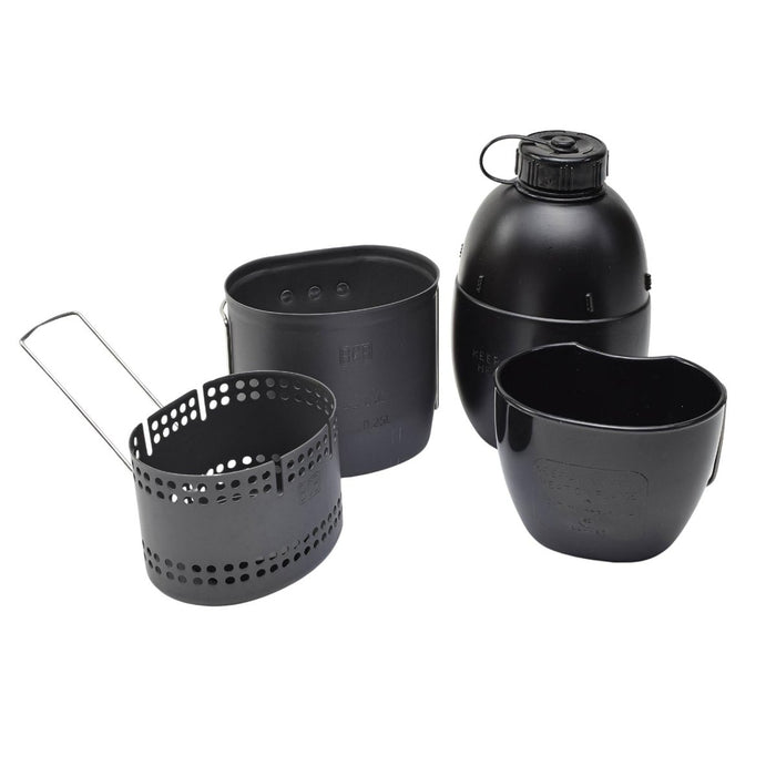 BCB MK2 Crusader 4 pezzi set da cucina in alluminio mensa tazza fornello compatto da escursionismo - GoMilitar
