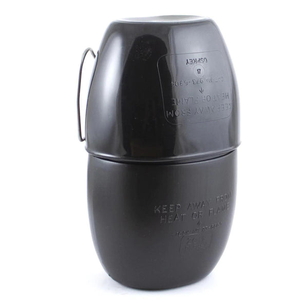 Sistema di cottura multi-combustibile BCB NATO FLASCH ALLUMINUM STUPAGGI SET CANTE BLACO