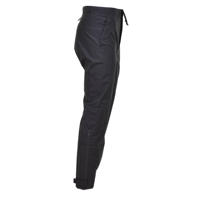 Cantaloni di polizia metropolitana britannici autentici pantaloni da pioggia esterna impermeabili