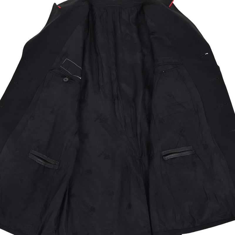 Originale ufficiale ufficiale della giacca di polizia militare italiana uniforme nera formale