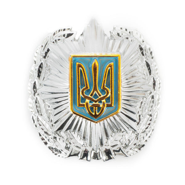 Autentica forze di polizia ucraina Hat Hat Insignia Ucraina Policeman Badge Cap Cap
