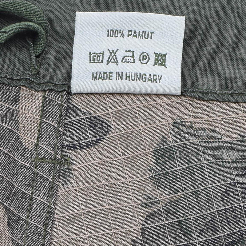 Pants di campo estivo militare ungherese originale M1990 WOODLAND CAMO RIPSTOP NUOVO