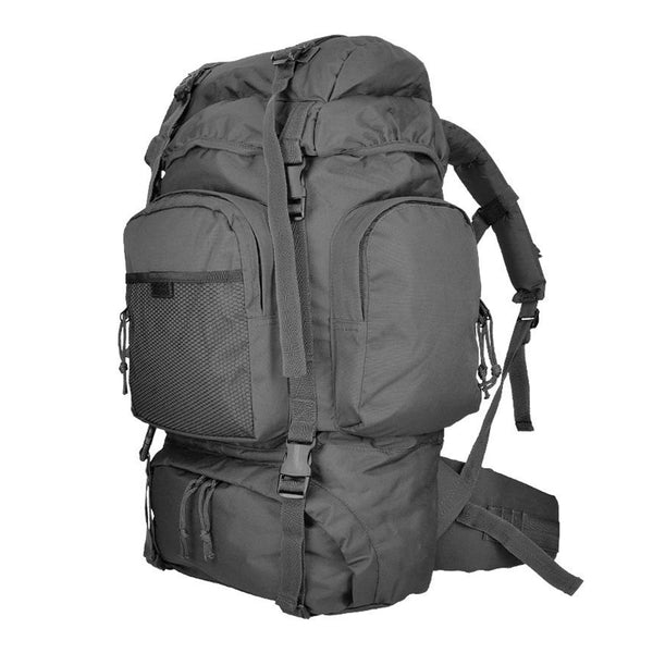 Mil-TEC Commando Rucksack durevole da 55 litri Waterproof Cover Black Black