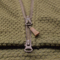 Blochl Brand Giacca stile militare con cappuccio in pile termico rinforzato coyote NUOVA
