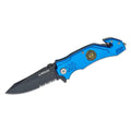 Coltello tascabile pieghevole Boker Brand Air Force Rescue manico in acciaio 440A in alluminio
