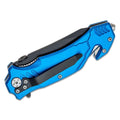 Coltello tascabile pieghevole Boker Brand Air Force Rescue manico in acciaio 440A in alluminio