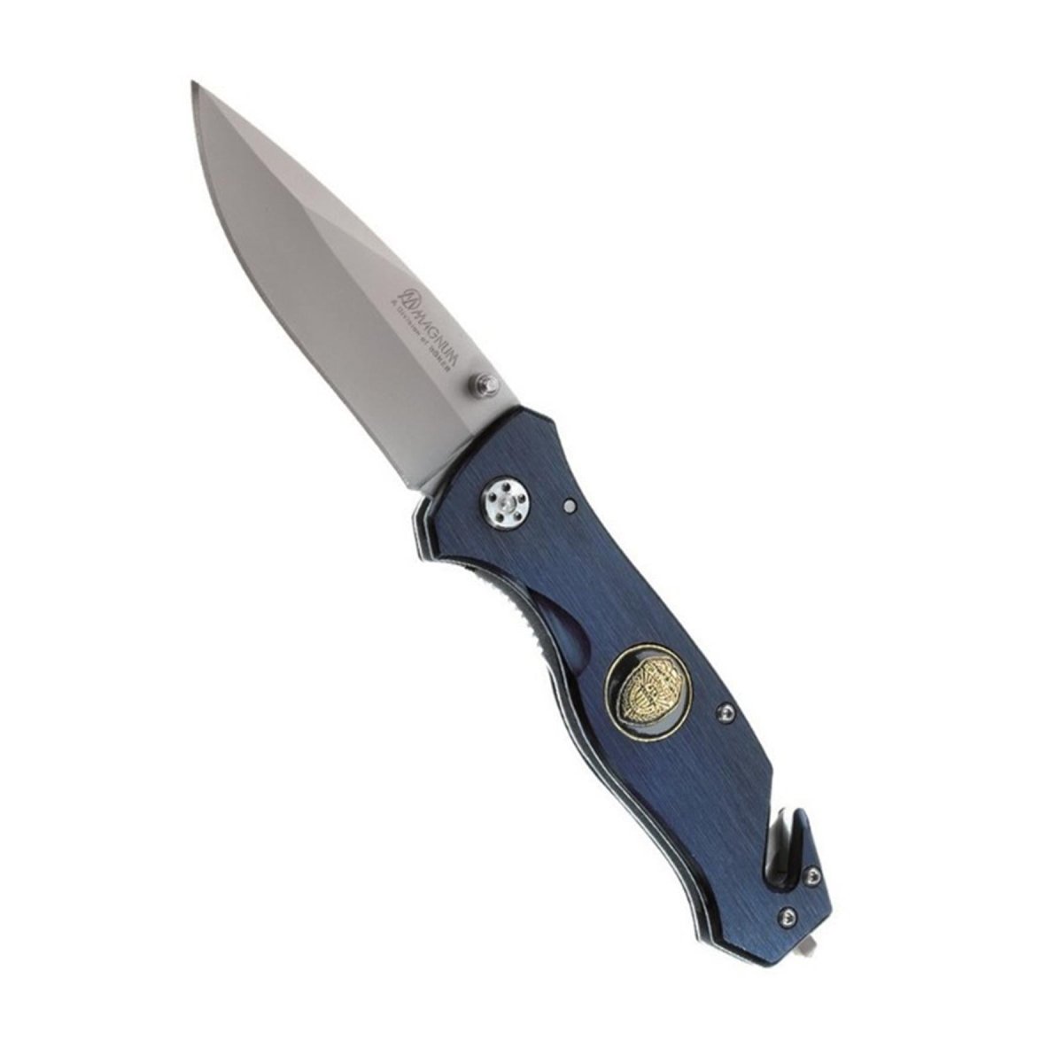 Coltello tascabile pieghevole Boker Brand Law Enforcement in acciaio inossidabile non rivestito 440A
