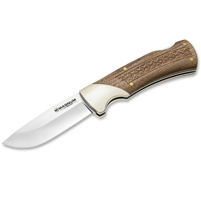 Coltello tascabile pieghevole Boker Brand Woodcraft in acciaio inossidabile 440A manico in legno - GoMilitar