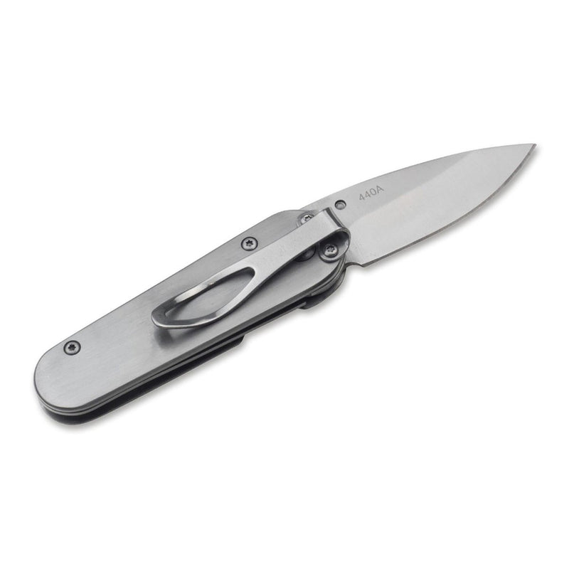 BOKER Brand pocket knife Master Craftsman folding uncoated stainless steel 440A - GoMilitar